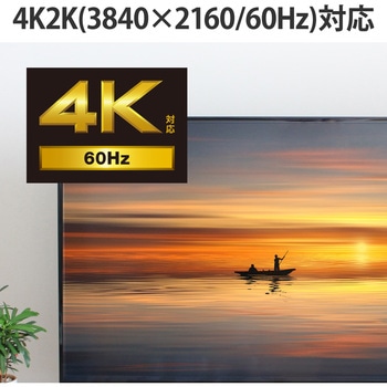 変換アダプター (USB Type-C to HDMI) ミラーリング マルチディスプレイ対応 4K 60Hz 断線に強い 高耐久 エレコム