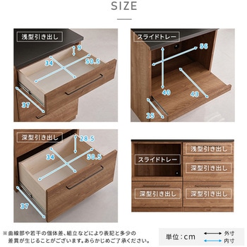 日本製 特殊鋼板を使った組み合わせキッチンカウンター【Lugo-ルゴ-】120cm オープン収納+引き出し収納 ホームテイスト