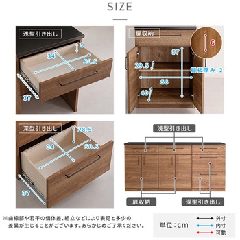 日本製 特殊鋼板を使った組み合わせキッチンカウンター 180cm 引き出し収納+扉収納+扉収納 ホームテイスト