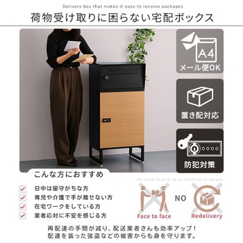 宅配ボックス ワイドロータイプ 2ボックス ホームテイスト