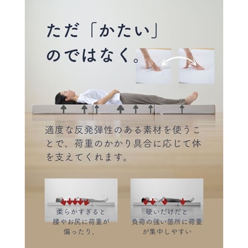 高反発 マットレス 3つ折り 厚さ10cm かため YAMAZEN(山善)