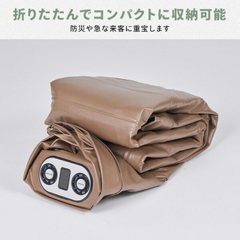 コードレスポンプ内蔵 電動エアベッド 極厚 YAMAZEN(山善)