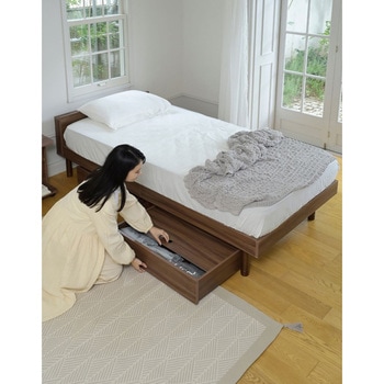 フタ付き ベッド下 収納ボックス YAMAZEN(山善)