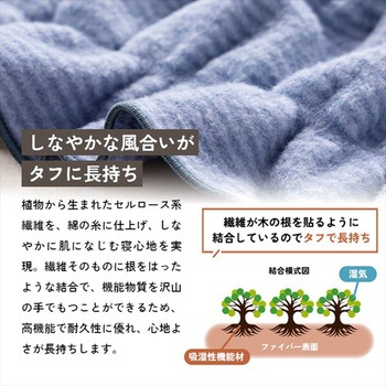 吸湿発熱 くしゅくしゅコットンケット 丸宗