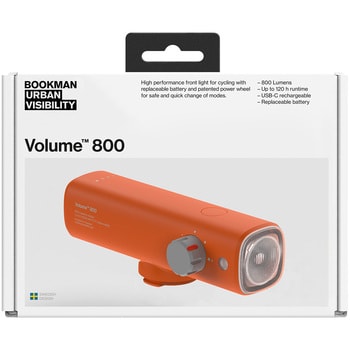 Volume Front 800 自転車用フロントライト BOOKMAN
