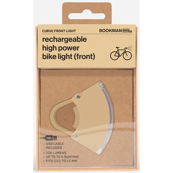 Curve Front Light 自転車用カーブフロントライト BOOKMAN