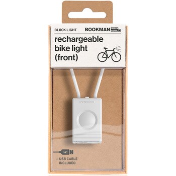 Block Light Front 自転車用ライトフロント BOOKMAN