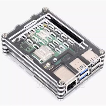 Raspberry Pi 5用 アクリルエンクロージャー WAVESHARE