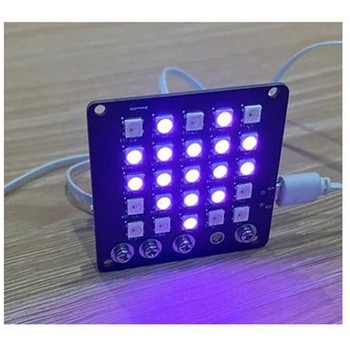 micro:bit用フルカラーLEDサイネージ基板 テクノアルタエンジン