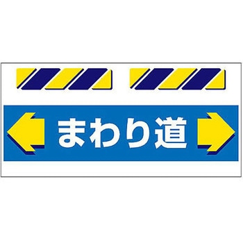 エプロン標識  ←まわり道→ - 仙台銘板