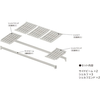 KAWAJUN SHELF TypeP(カワジュンシェルフタイプP) 河淳