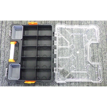 クリアハードボックス(耐衝撃工具箱) 仕切り板タイプ ユニーズ