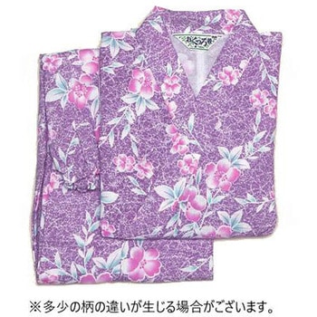 おせわさん ガーゼねまき 婦人用 300/パープル/S ウェルファン