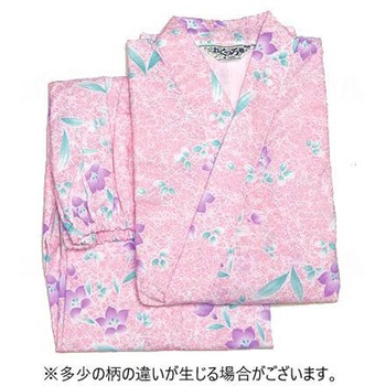 おせわさん ガーゼねまき 婦人用 300/ピンク/L ウェルファン