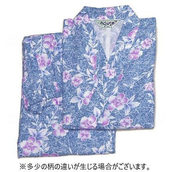 おせわさん ガーゼねまき 婦人用 300/紺/S ウェルファン