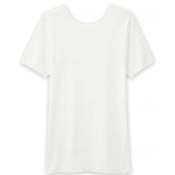 表裏前後無し メンズ半袖インナー/白/XL HONESTIES