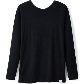 裏表前後無し メンズ長袖インナー/グレー/L HONESTIES