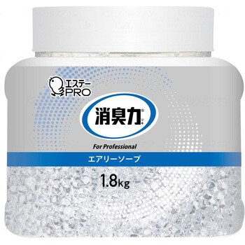 消臭力 業務用 ビーズタイプ 特大 本体 1.8Kg/本/エアリーソープ エステーPRO