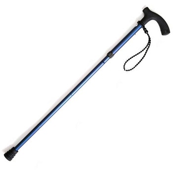 折りたたみ調節式杖「るんるん」/ブルー/- マルトク