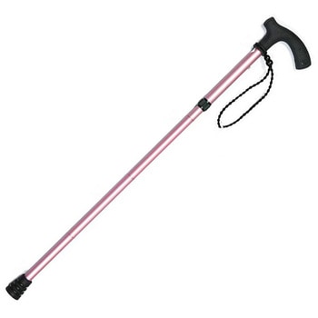 折りたたみ調節式杖「るんるん」/ピンク/- マルトク