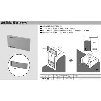 排水革命堰板 未来工業