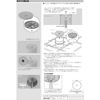 排水穴付養生蓋 未来工業