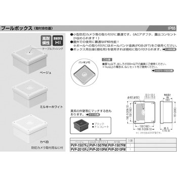 プ-ルボックス(取付自在蓋) 未来工業