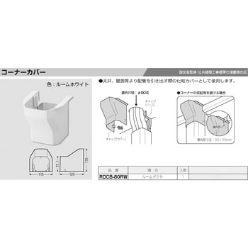 ルームダクト(コーナーカバー) 未来工業