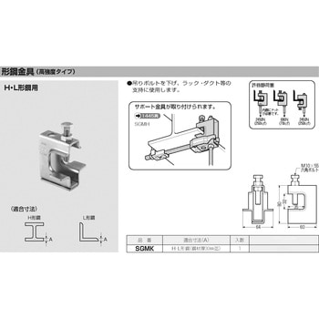 形鋼金具(高強度タイプ) 未来工業