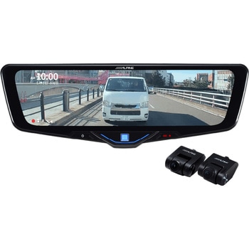 ドライブレコーダー搭載10型デジタルミラー[車内用リアカメラ] ALPINE