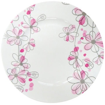 (22)フラワーピンク 洋皿 ニシキ[卓上消耗品] 13190627