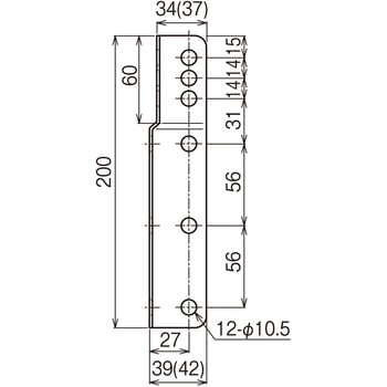 マルチ金具ノンボンド溶融亜鉛 ネグロス電工