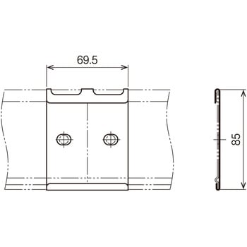 セパレーター継ぎ金具 ネグロス電工