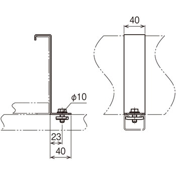 振れ止め金具 SD ネグロス電工