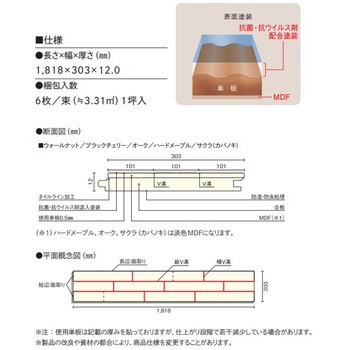 コンビットグラードプラス101(抗菌・抗ウイルス加工) ウッドワン