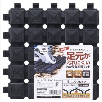 足元が汚れにくいラバーマット CONDOR(山崎産業)