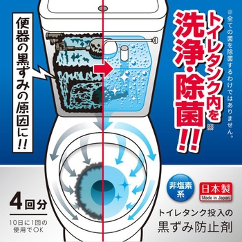 トイレタンク投入の黒ずみ防止剤 アイメディア