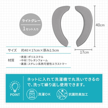 座り心地の良い厚手便座クッション - アイメディア