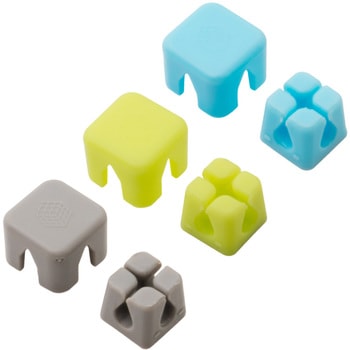 まとめ得  MCO ケーブルホルダー キューブ型 Sサイズ レッド、ブラウン、オレンジ CM-CHCS/AS2X5 x [4個] /l まとめ得 MCO ケーブルホルダー キューブ型 Sサイズ レッド、ブラウン