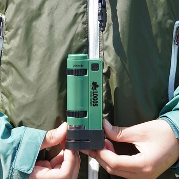 ハンディ顕微鏡 スマホアダプター付き ロゴス