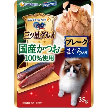 銀のスプーン三ツ星グルメパウチ国産かつお100%使用 - ユニ・チャーム
