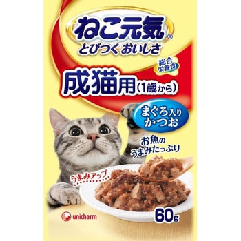ねこ元気総合栄養食パウチ ユニ・チャーム