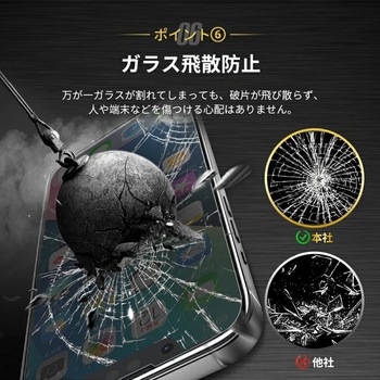 iPhone用強化ガラスフィルム 光沢仕様 2枚入り 簡単取り付け用ガイド枠付き (iPhone 14 Pro 対応) トライメイト