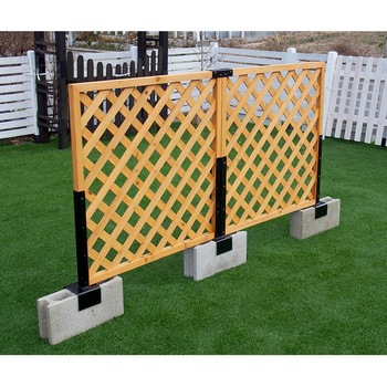 ラティス・フェンス固定金具12cmブロック用(連結用) 住まいスタイル
