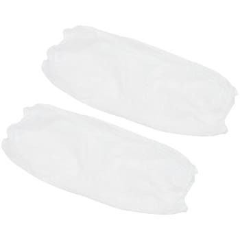 J2498-WH 使い捨て防水アームカバー セーフラン安全用品 左右 J2498-WH 使い捨て防水アームカバー セーフラン安全用品 左右