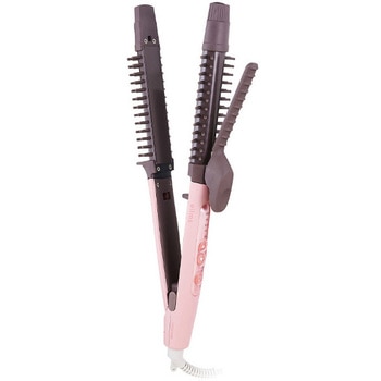 マイナスイオン2WAYブラシヘアーアイロン(26mm径) メルティピンク TB552A テスコム