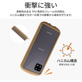 AQUOS sense6 SH-54B/SHG05/AQUOS sense6s SHG07 耐衝撃背面クリア