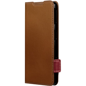 LN-22WQ2BLPBR AQUOS sense7 SH-53C/SHG10 軽量PUレザーフラップケース「Twoal」 手帳型 マグネット仕様 スタンド機能 ストラップホール付 LEPLUS NEXT 13307588