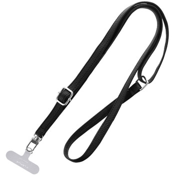 スマートフォン(汎用) ショルダーストラップ 「SHOULTY MULTI STRAP」 PUレザータイプ 長さ調整 首掛け 肩掛け LEPLUS NEXT