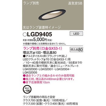 LEDランプ交換型 ダウンライト 本体 Panasonic(パナソニック)